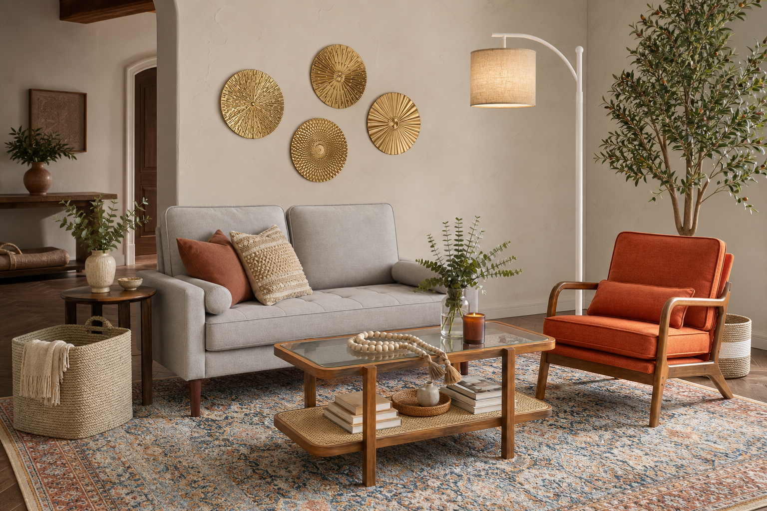 Boho collected living room for $693.31 generated room concept