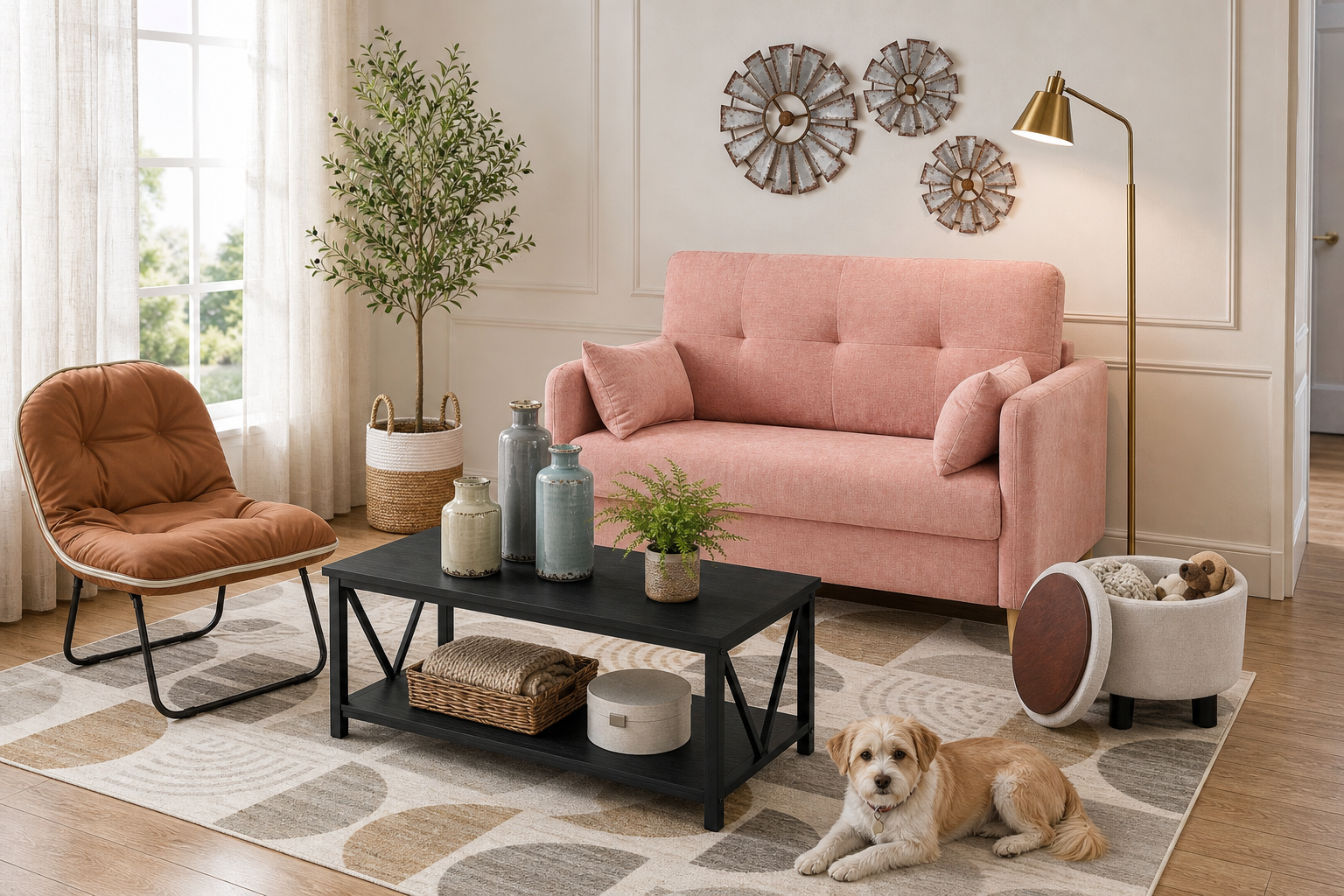 Pet-friendly living room for $692.26